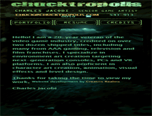 Tablet Screenshot of chucktropolis.com